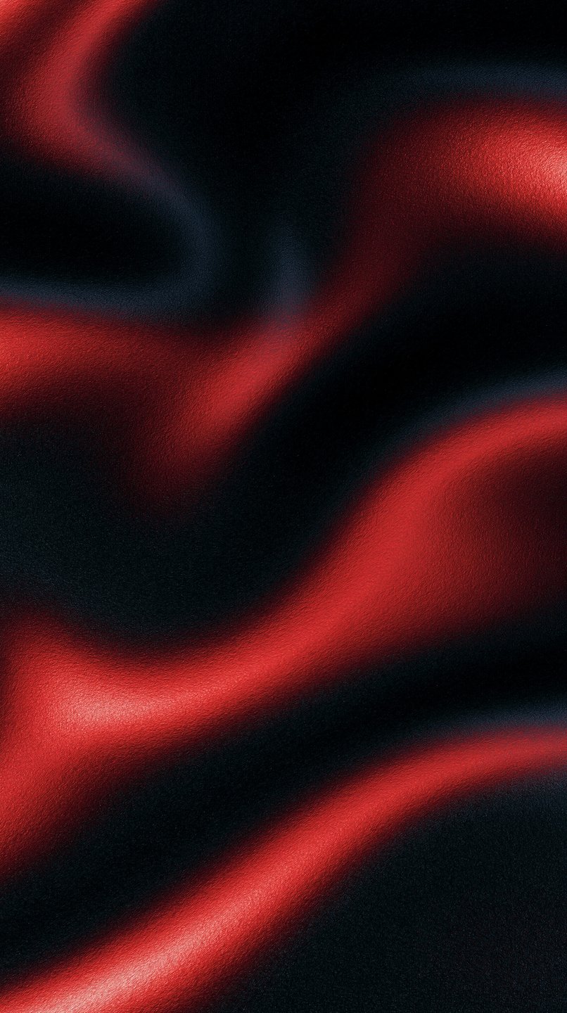 Abstract textured red and black waves cascading diagonally with metallic sheen and dramatic lighting.