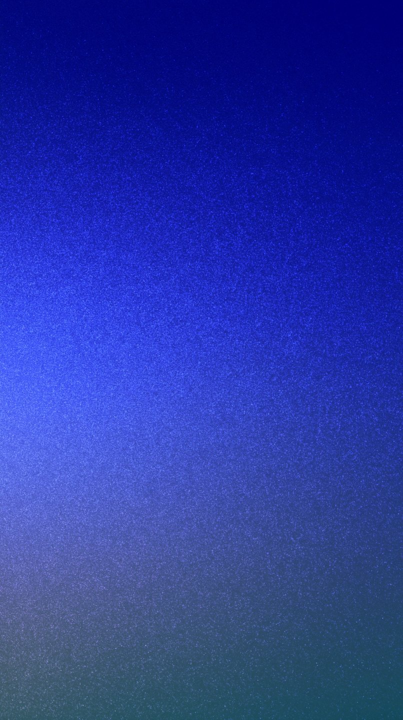 A vertical blue gradient background with fine textured noise transitioning from dark cobalt to lighter teal.