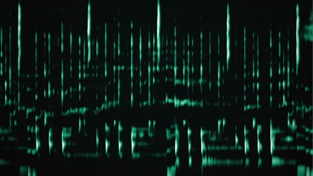 サンプル曲Mystic Breezeを描くスペクトログラムモード