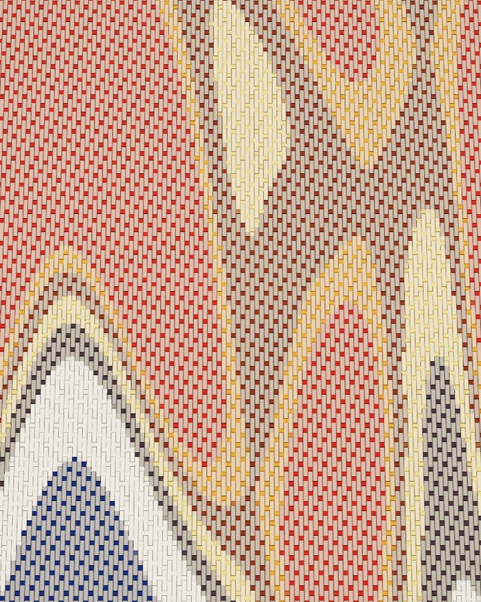 Satin cloth close up, with long floats
