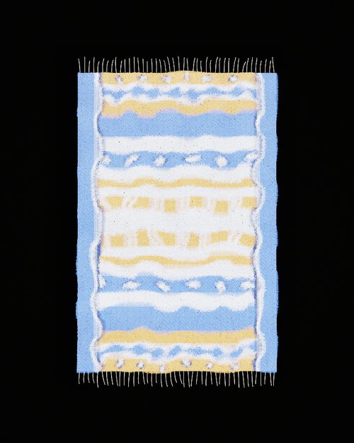 A stripes motif: bands across the rug